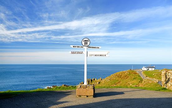 Lands End, the UK's most southerly point