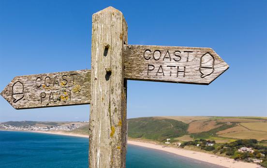 The path is well waymarked and easy to follow