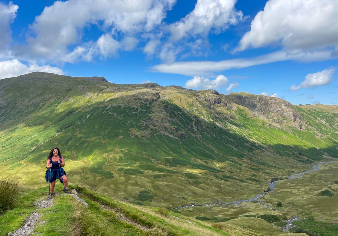 Expansive views on the way to Rosthwaite