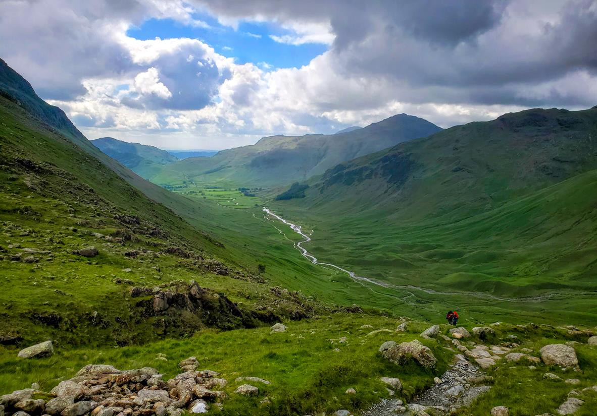 Path heading to Keswick