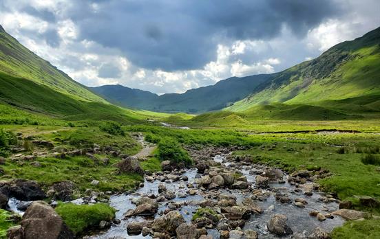 Atemberaubende Täler