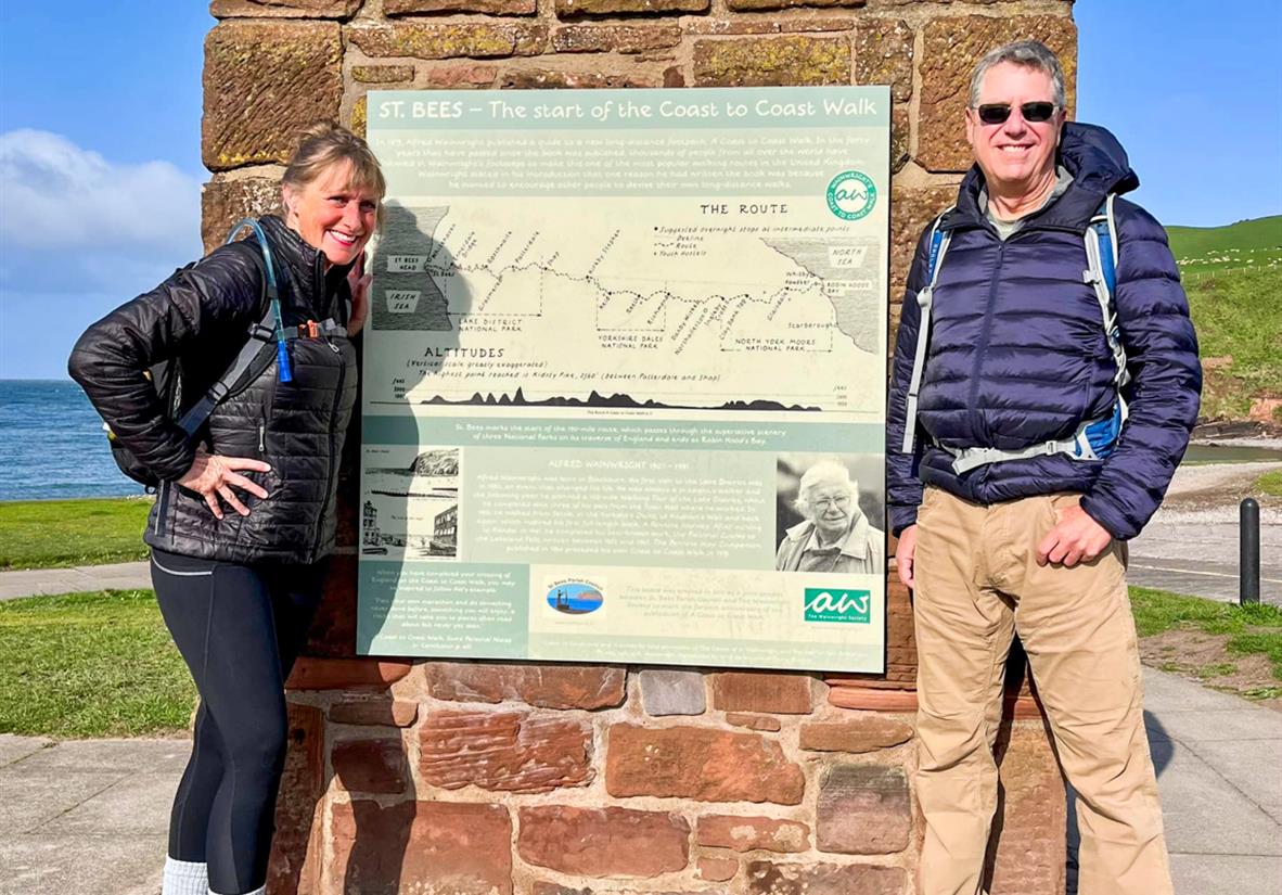 St Bees. Start of the Coast to Coast