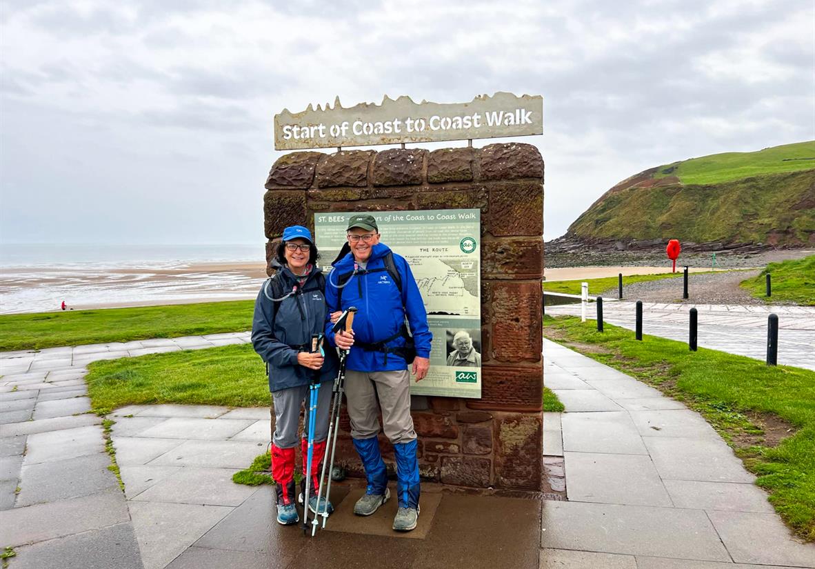 St Bees. Start of the Coast to Coast