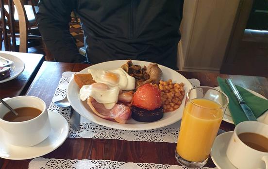 Fuel the traditional way with a "Full English"