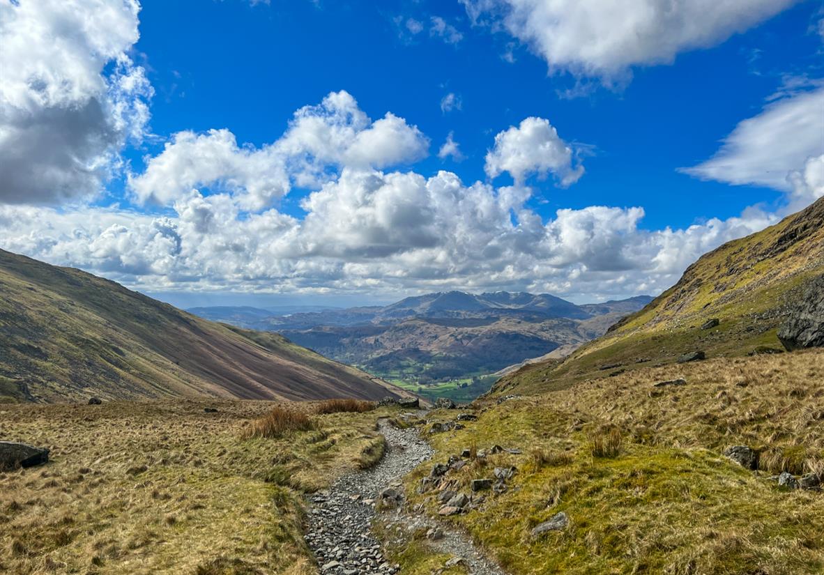 Sweeping views from the high routes on the C2C