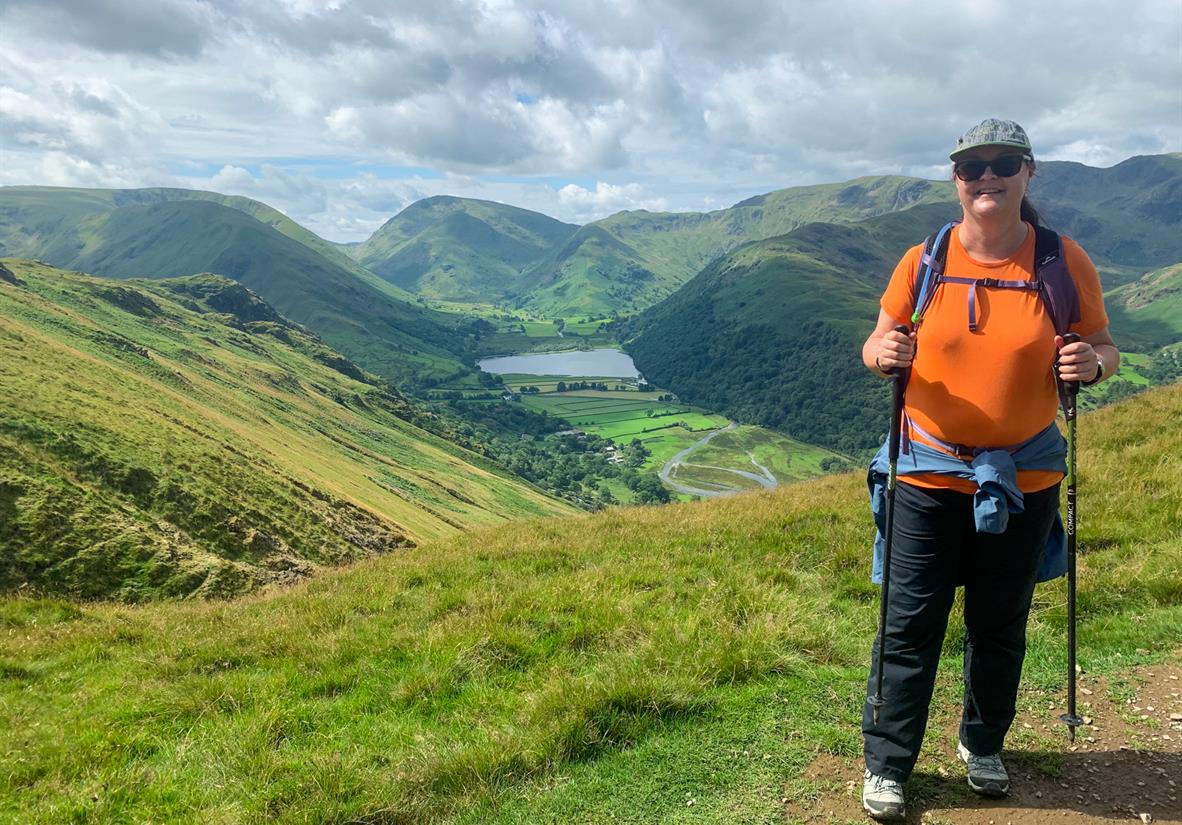Sweeping valleys of the Lake District fells