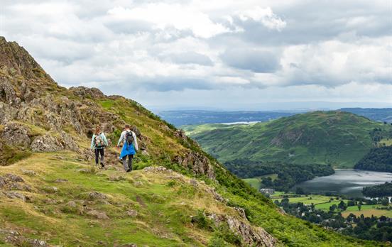 Der Aufstieg zum Helm Crag