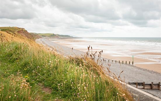Die Küste beim Verlassen von St. Bees
