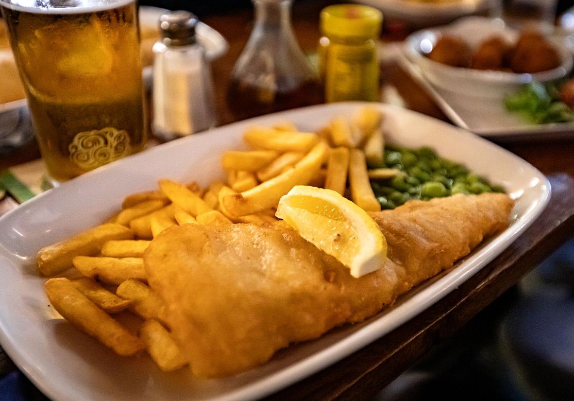 Fish and Chips for tea