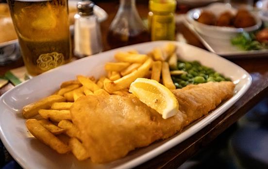Plenty of opportunities to have Fish and Chips