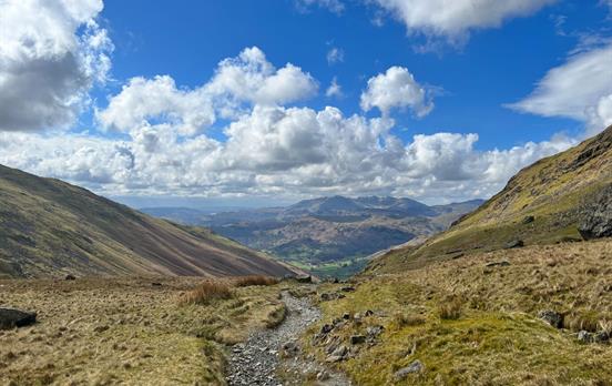 Coast to coast Lake District Views