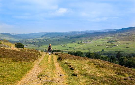 Expansive rolling hills and English countryside