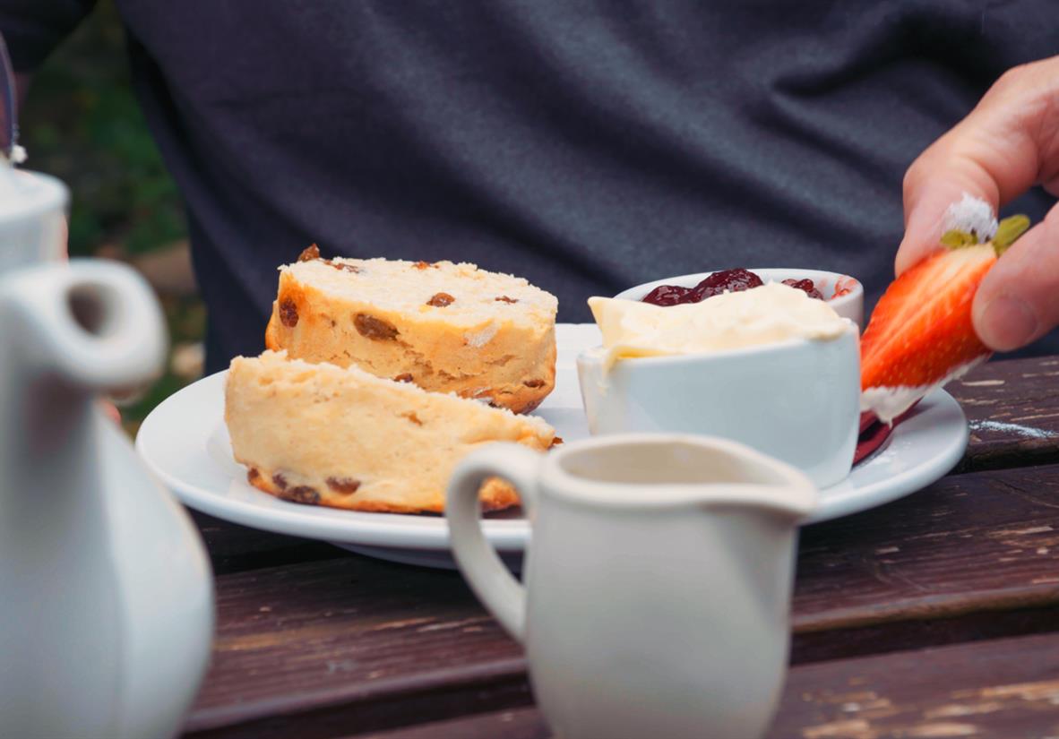 Indulge in many cream tea's while in the Cotswolds