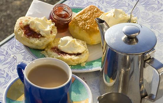 A delicious cream tea is a must when in England