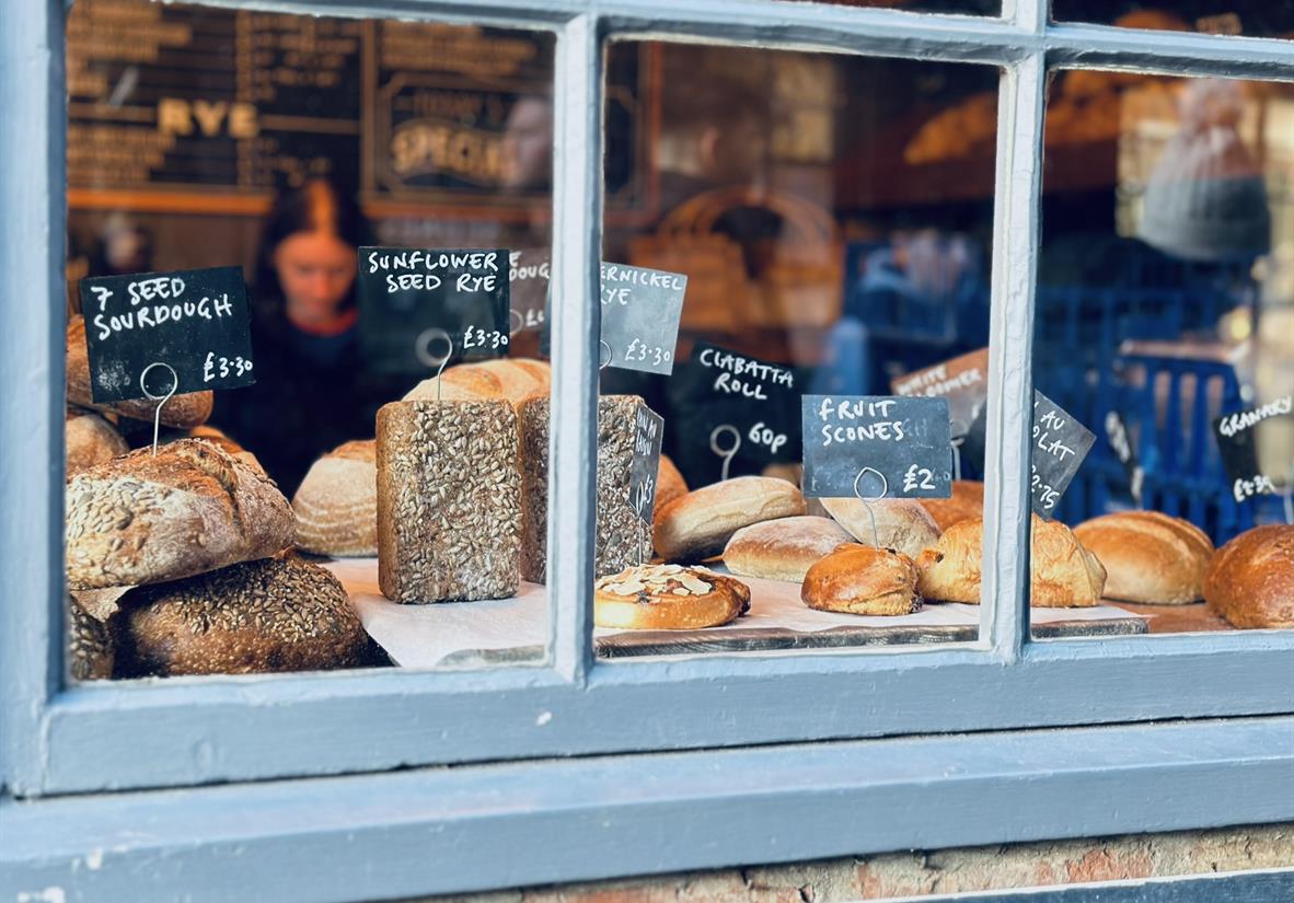 Pretty bakery in Yorkshire