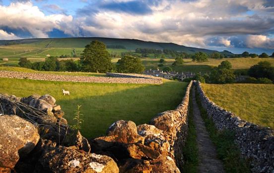 Views over the lovely village of Grassington