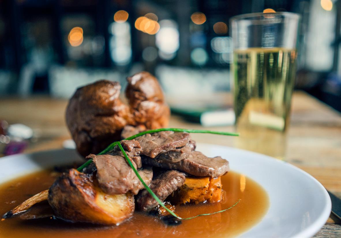 Try a classic Yorkshire roast dinner