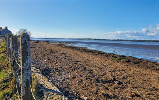 Ende der Wanderung in Bowness-on-Solway