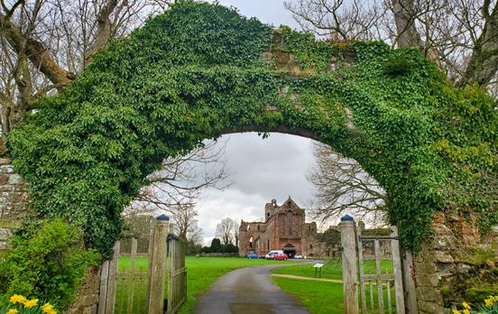 Blick auf Lanercost Priory