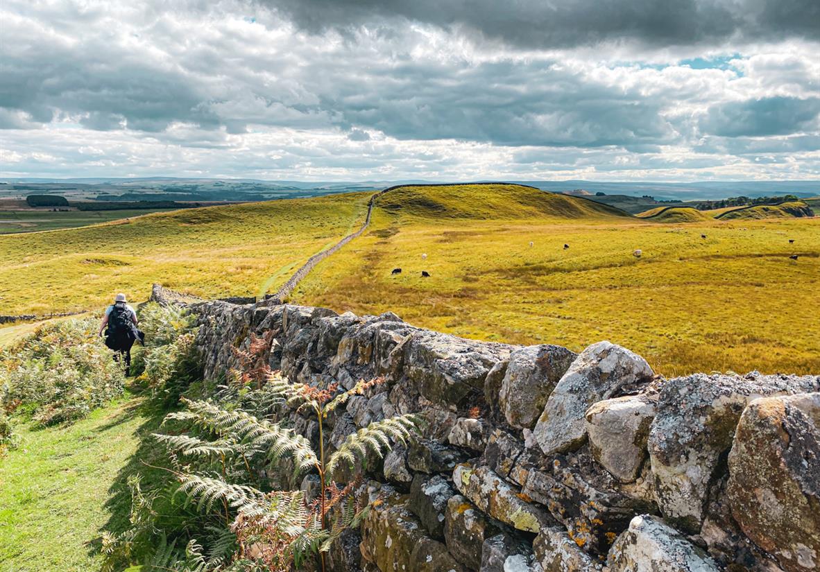 Wall near Housesteads