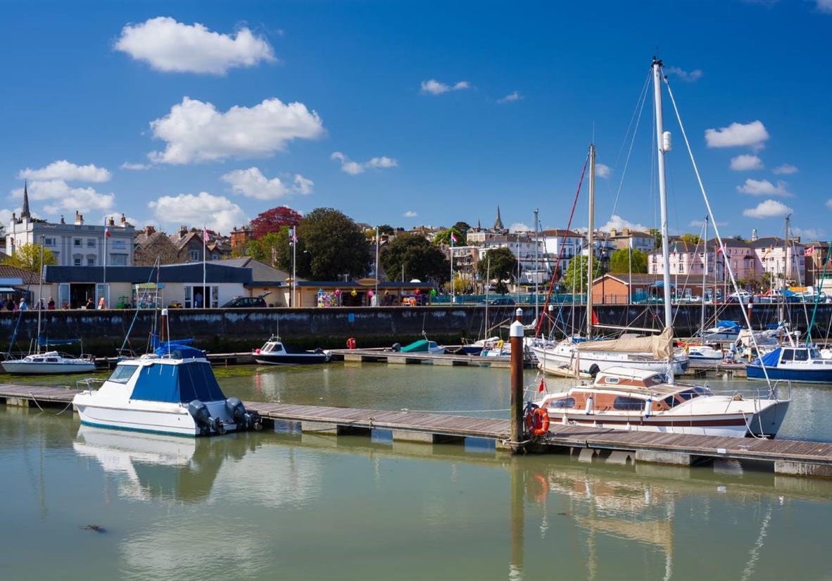 Colourful Ryde Harbour