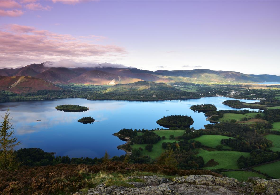 Clear skies reflected in pristine Lakeland waters