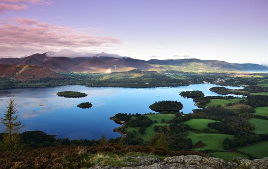 Clear skies reflected in pristine Lakeland waters