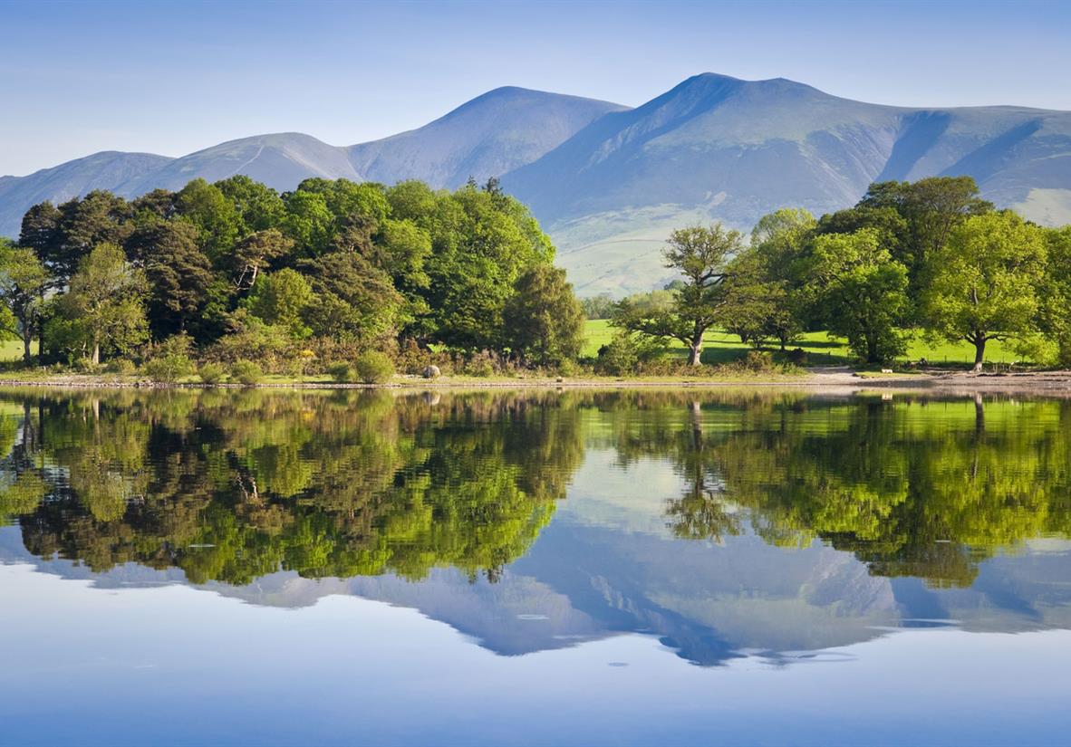 Reflective backgrounds of the Lake District