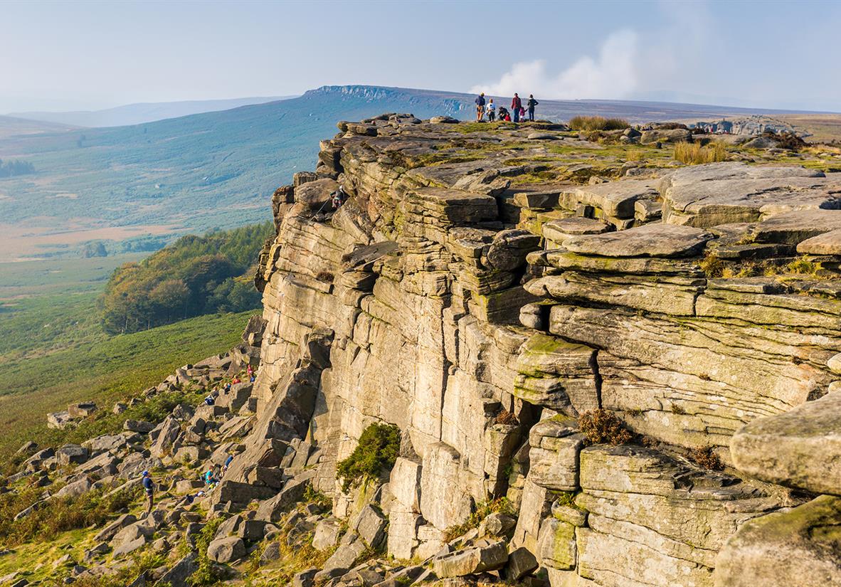 Stanage Edge in the Peak District