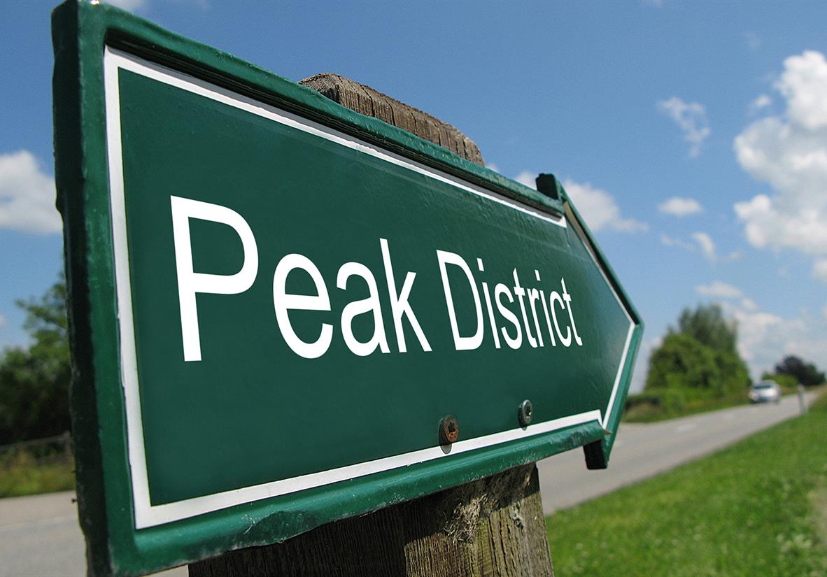 Peak district signage keeping you on track