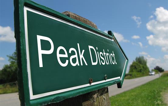 Peak district signage keeping you on track