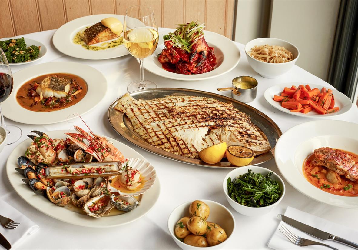 Eat delicious seafood in Rick Stein's restaurants