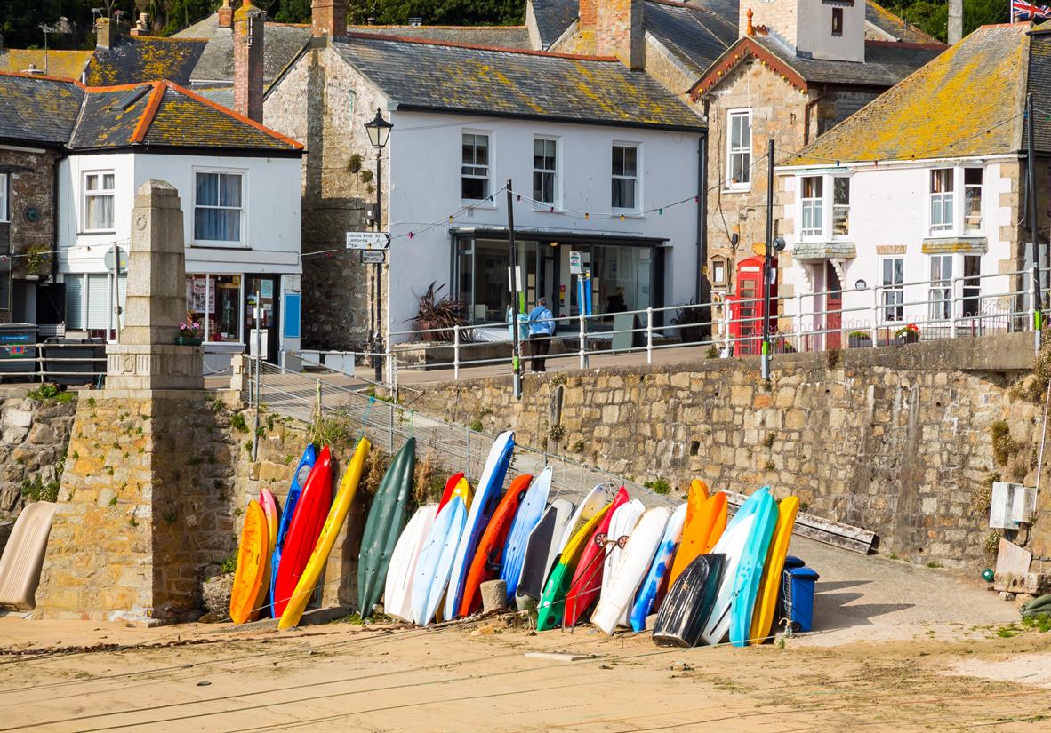 Surfboards at Mousehole Harbour