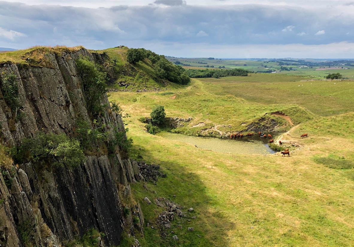 Walltown Crags near Hadrian's Wall