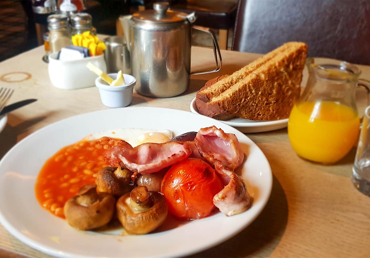 Fuel the traditional way with a full English