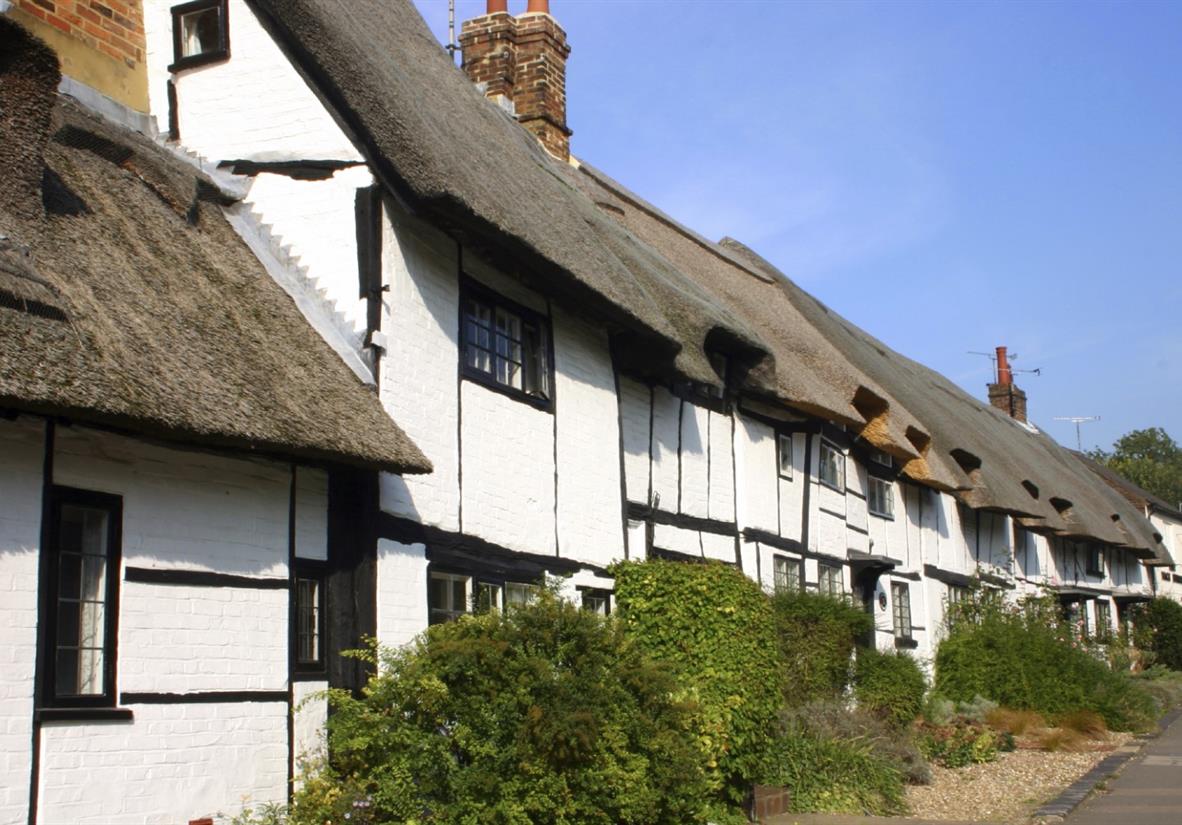 White houses on the Ridgeway