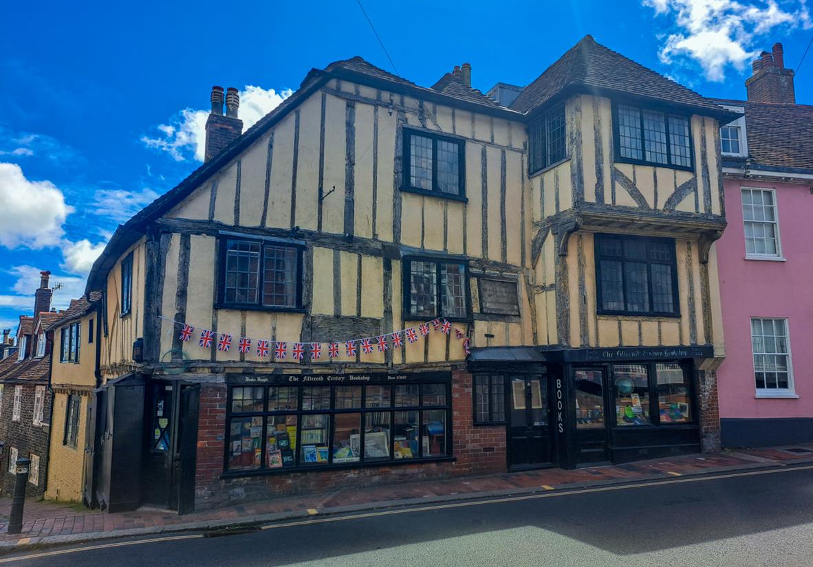 Visit a rustic 15th Century Bookshop in Lewes
