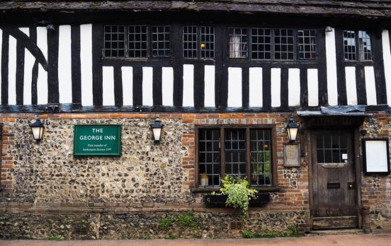 Visit the famous George Inn in Alfriston