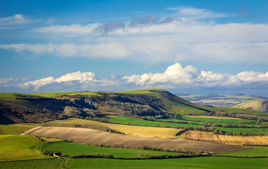 Varied landscapes of the South Downs Way