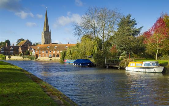 Blick auf Abingdon