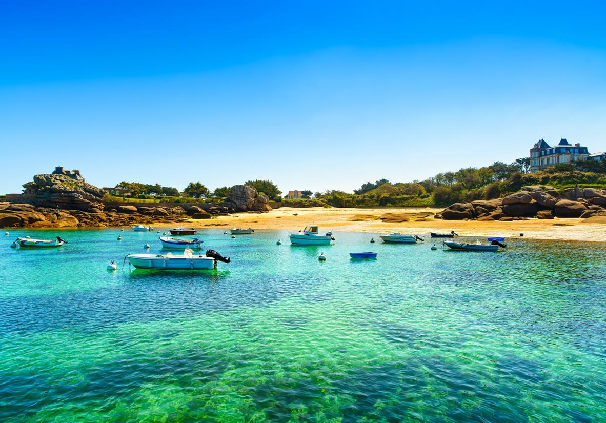 Relax on sandy beaches and coves
