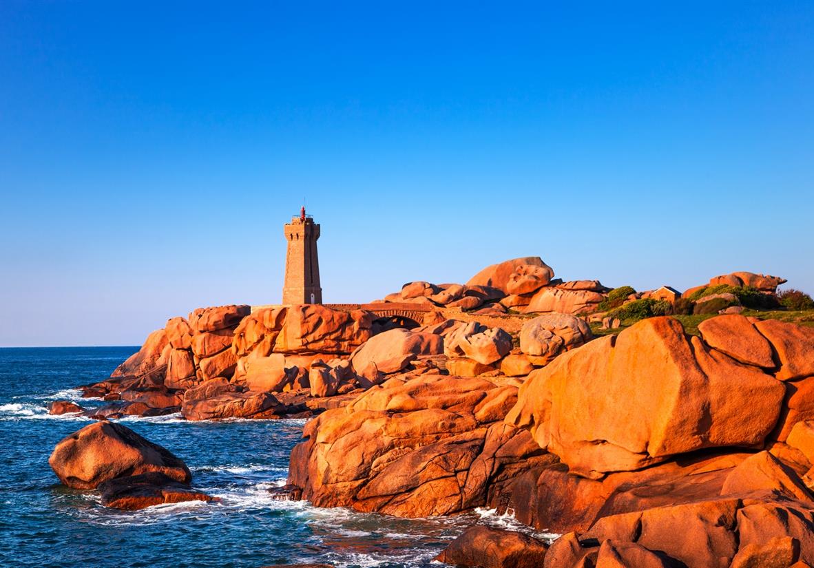 The famous lighthouse of Ploumanac'h