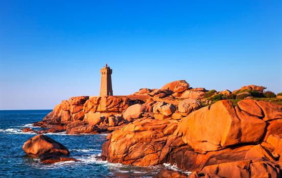 The famous lighthouse of Ploumanac'h