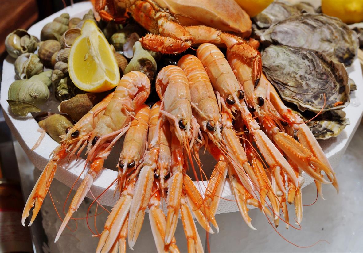 Brittany is famous for its fresh local seafood