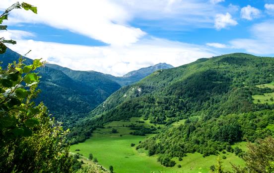 Ausblick von der Burg Montsegur