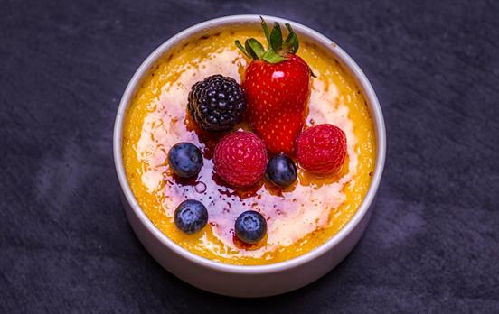 Köstliche Crème Brulée