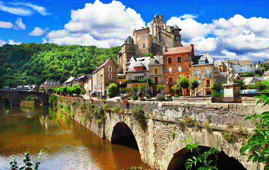 Stunning village of Estaing