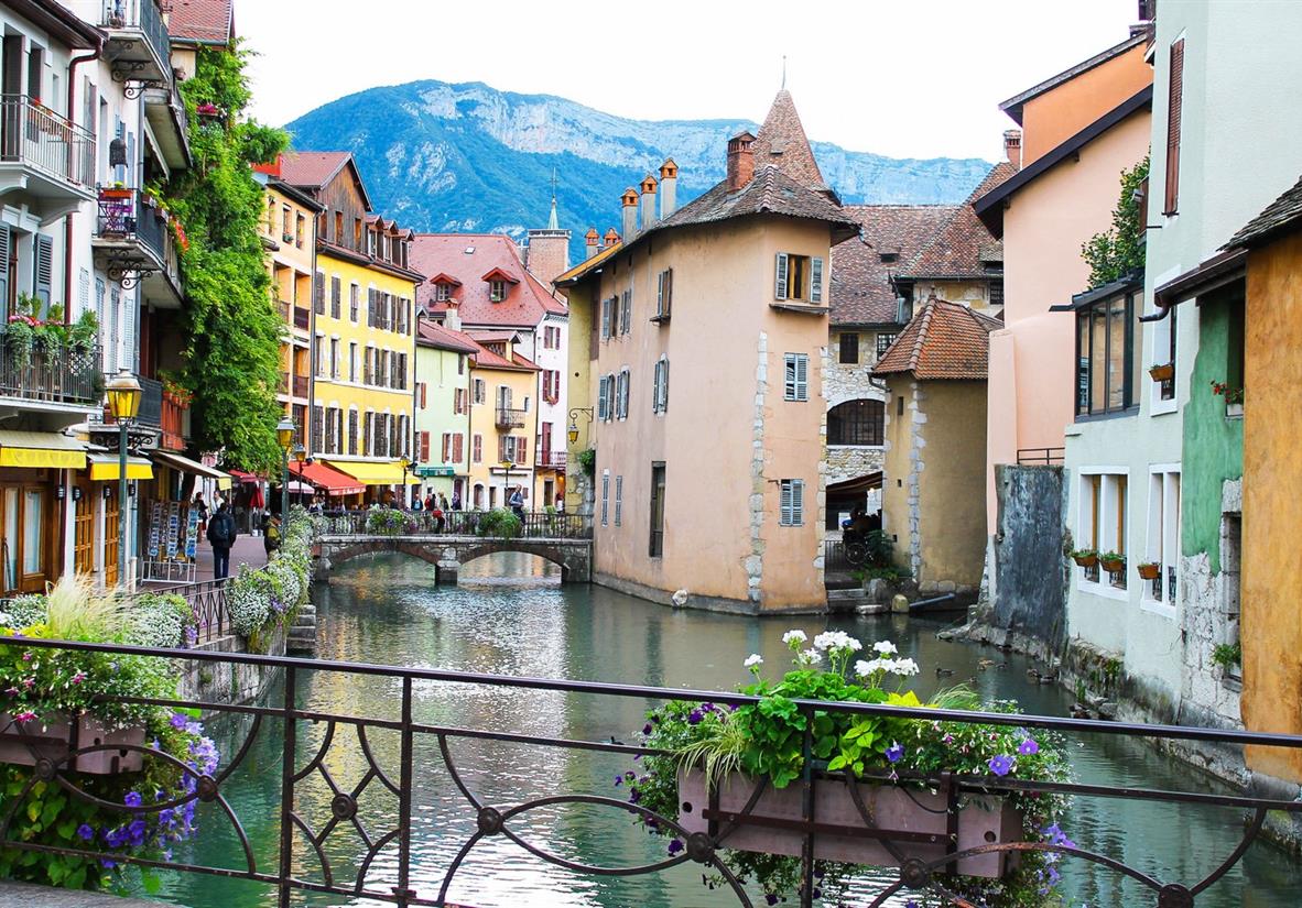 Iconic mountaineering town of Chamonix