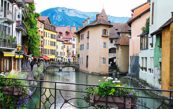 Iconic mountaineering town of Chamonix