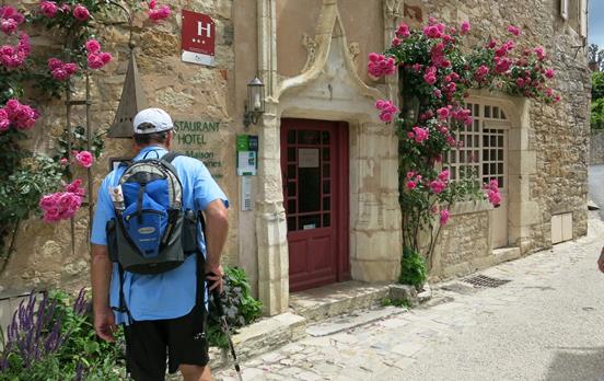 Wanderer in der Dordogne